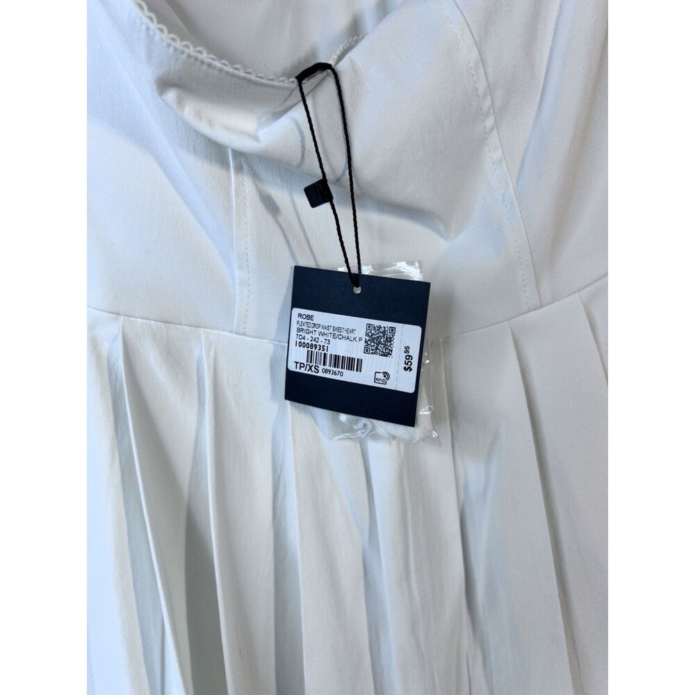 garage Bow Sweetheart Mini Dress White Size XS NWT - Picture 12 of 13